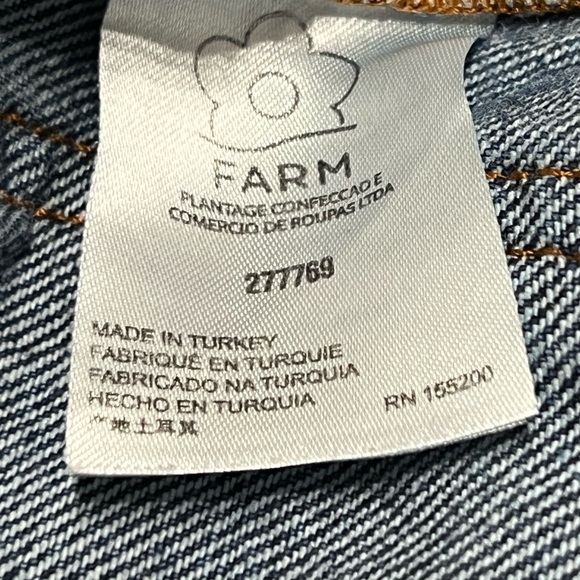 FARM Rio x Anthropologie Crochet Denim Shorts - Picture 5 of 7